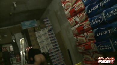 Sexy Jasmine Jolie convenience store sex