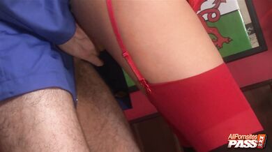 Stacey Saran having an orgy in a bar