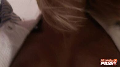 Candy striper rides patients cock