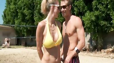 Athlete Roxanne Hall fucking in the floor with her tattoos